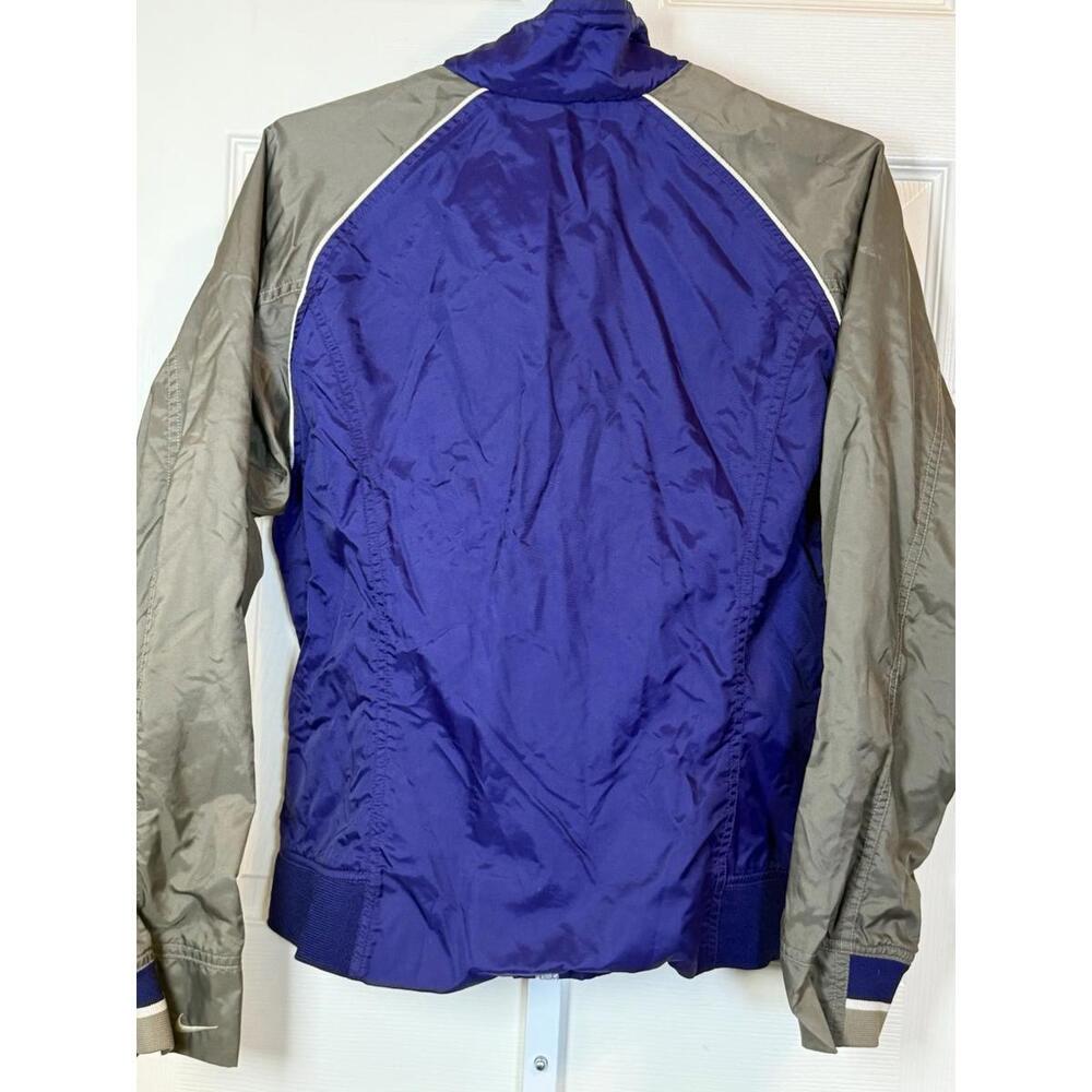 Nike Sportswear Windbreaker Jacket Purple/Gray Youth Medium 8/10 - Picture 4 of 5